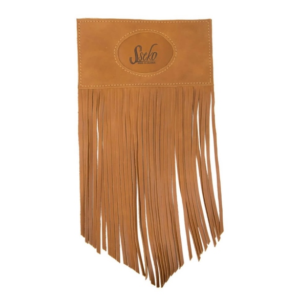 Sseko Accessories - Sseko Caramel Fringe Universal Tote Accent